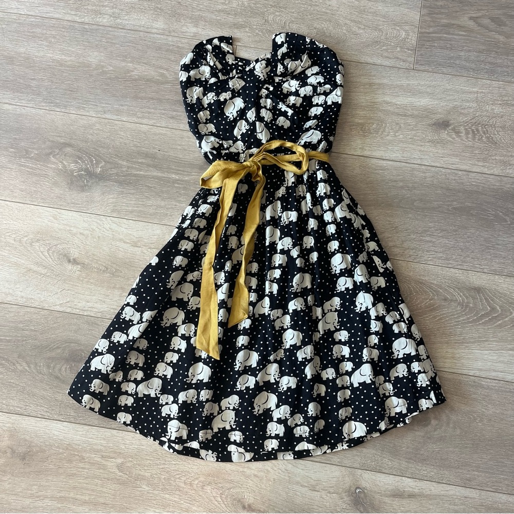 NWT Anthropologie Elephant Dress